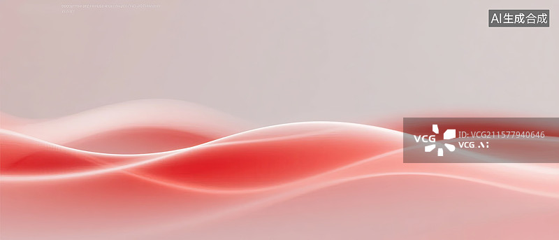 【AI数字艺术】柔和曲线的抽象背景图片素材