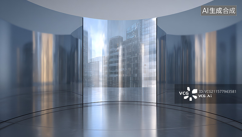【AI数字艺术】现代建筑室内设计图片素材