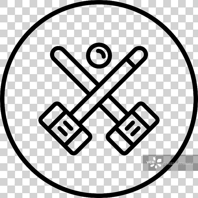 槌球图标设计图片素材