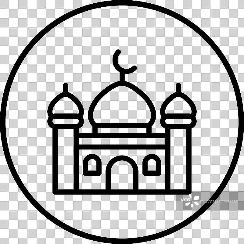 清真寺图标设计图片素材