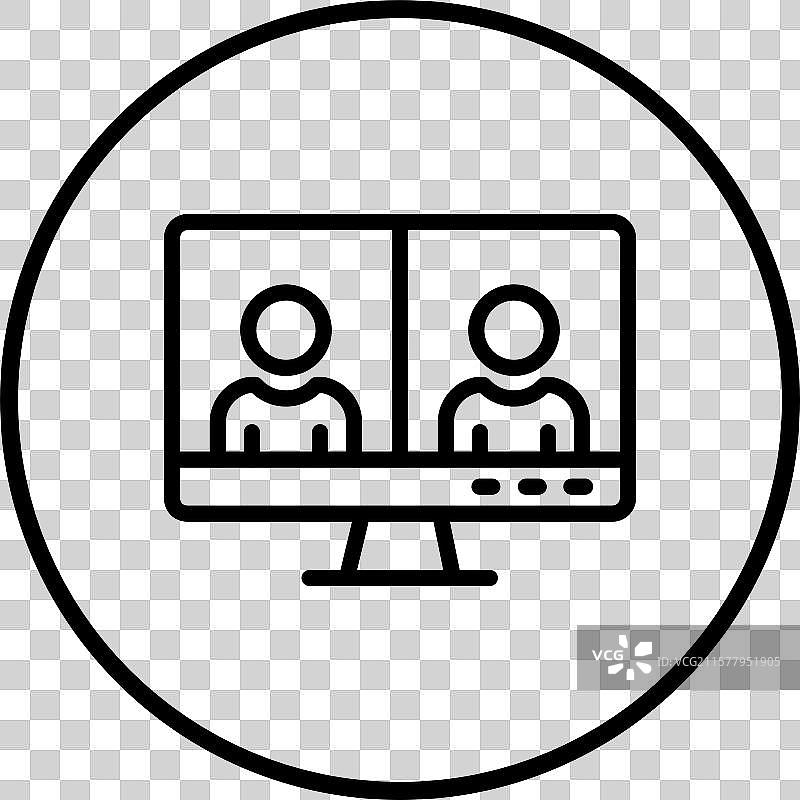 视频聊天图标设计图片素材