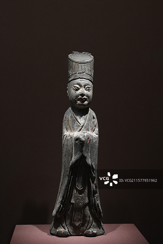 上海博物馆东馆雕塑馆，中国古代雕塑图片素材