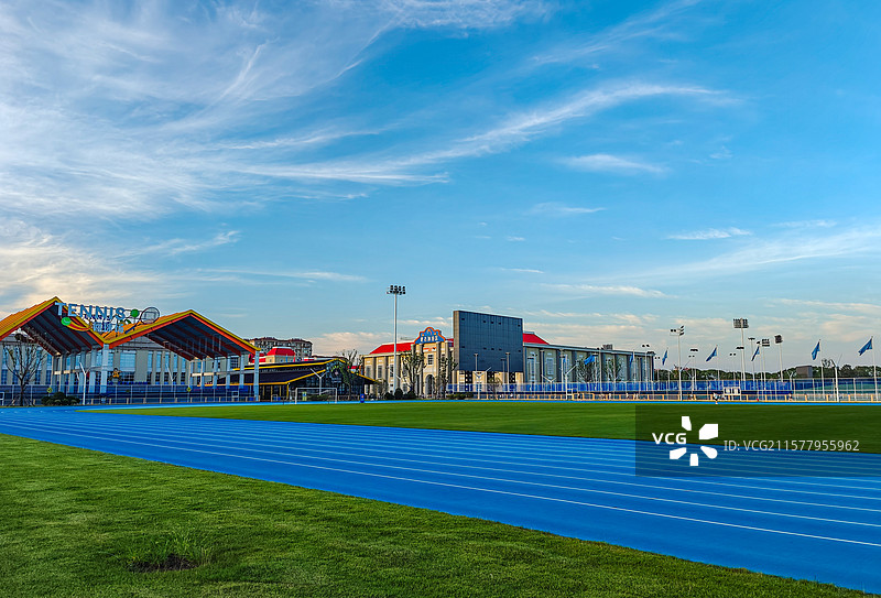 江阴新桥飞马体育公园图片素材