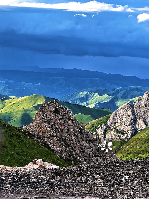 甘南自驾沿途风景图片素材