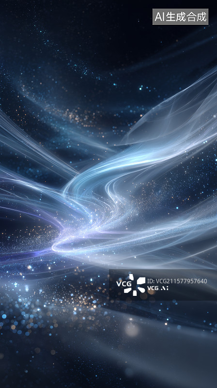 【AI数字艺术】科技光线背景，大数据互联网科技图片素材