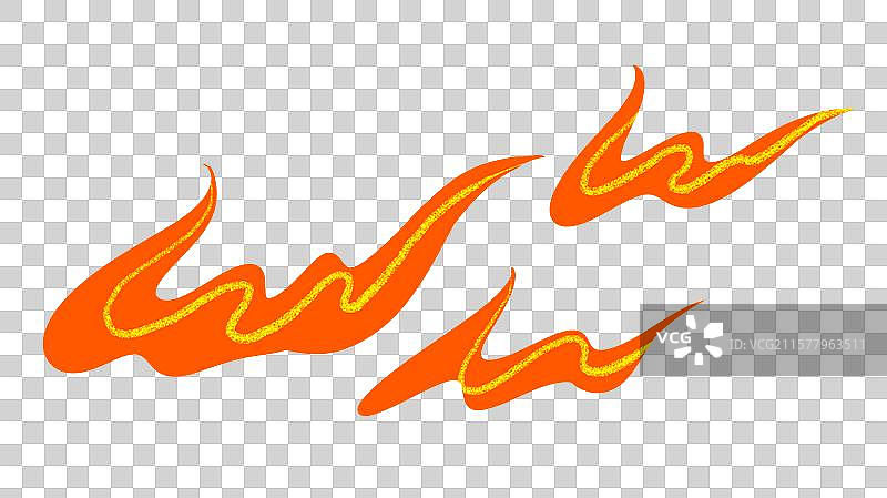 火焰失火安全消防手绘插画元素图片素材