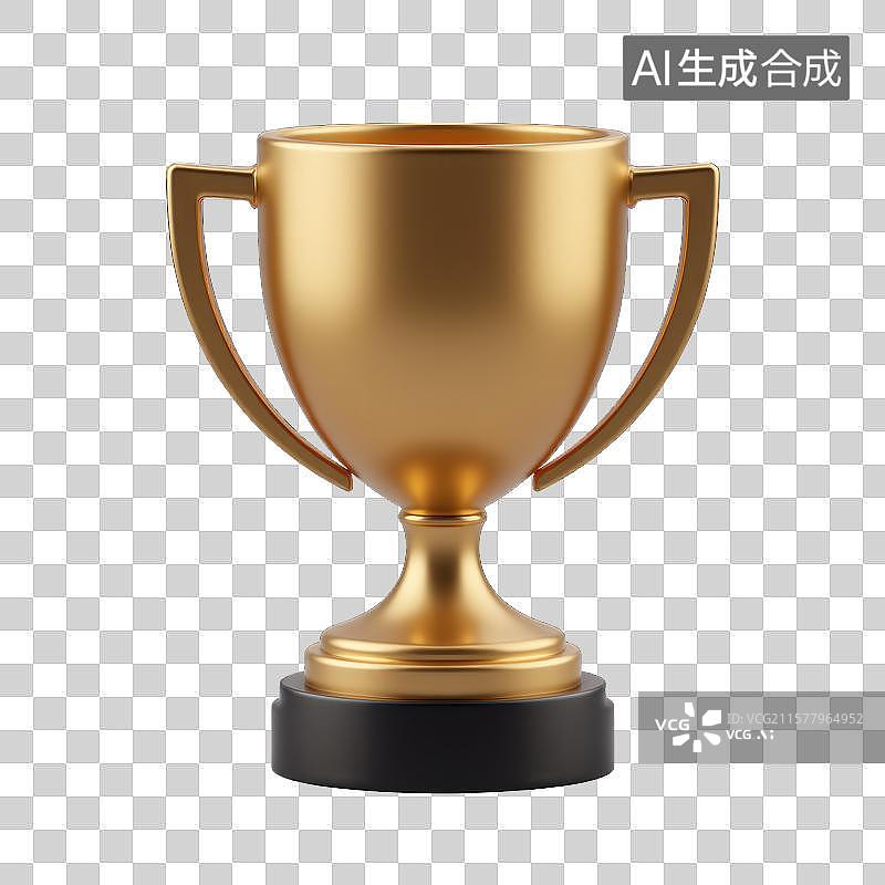 【AI数字艺术】荣耀的象征冠军奖杯图片素材
