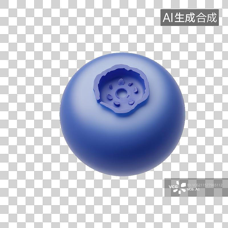 【AI数字艺术】圆润饱满的蓝莓图片素材