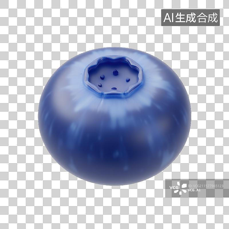【AI数字艺术】圆润饱满的蓝莓图片素材