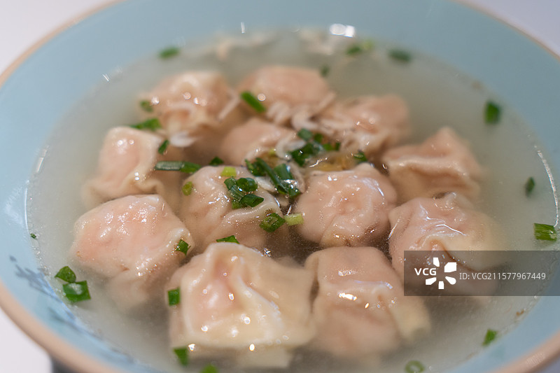 上海馄饨汤 虾仁馄饨图片素材