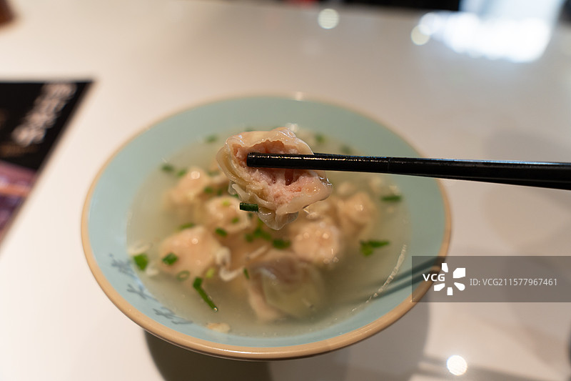 上海馄饨汤 虾仁馄饨图片素材