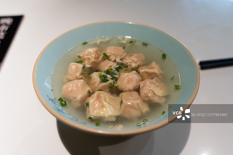 上海馄饨汤 虾仁馄饨图片素材