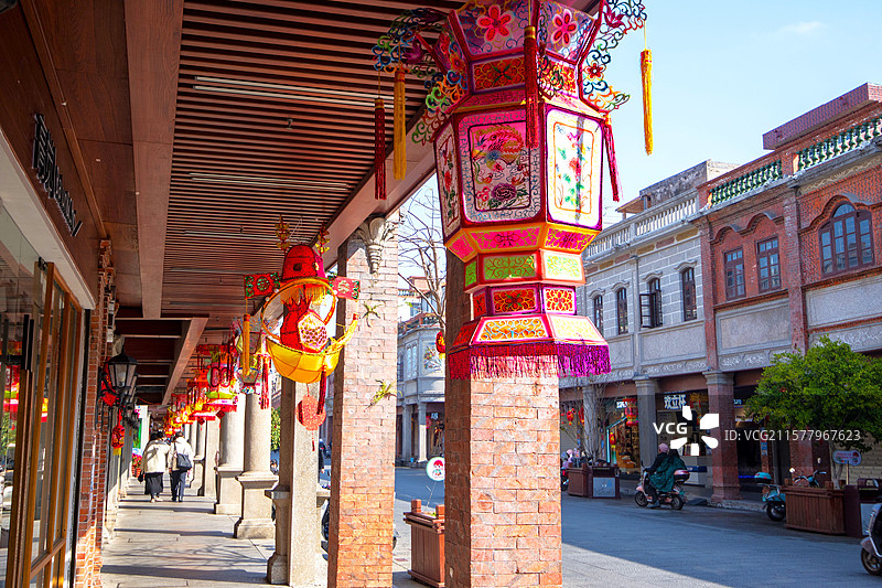 从花巷合作社拍摄泉州天主教堂图片素材