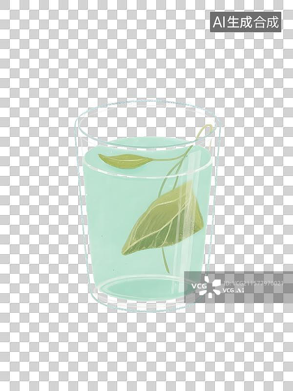 【AI数字艺术】夏日凉茶插画免扣元素图片素材