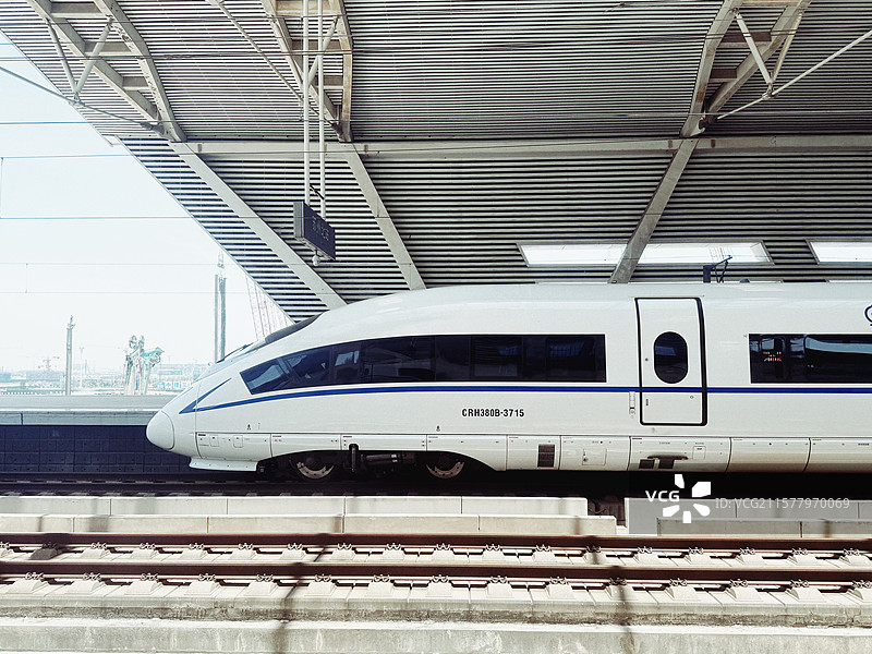 中国高铁动车组列车图片素材