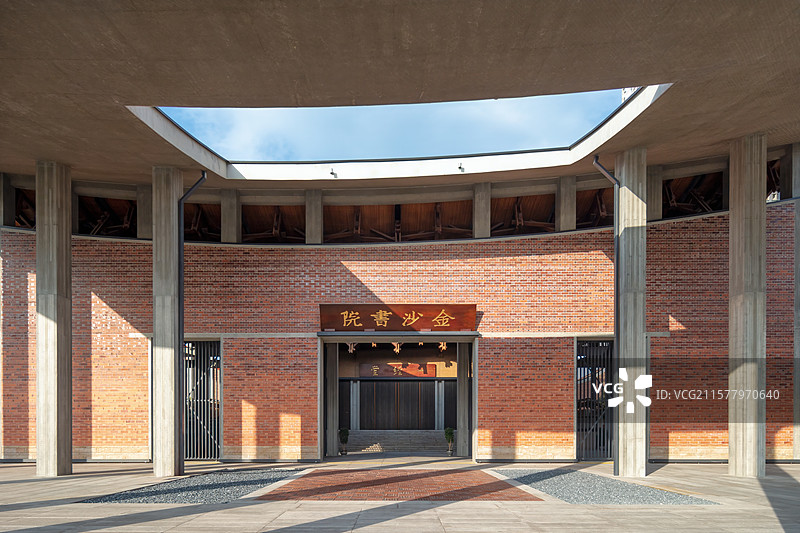 厦门金沙书院王澍建筑作品图片素材