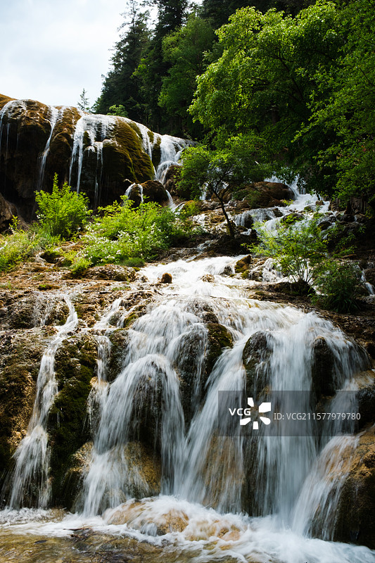 九寨沟珍珠滩图片素材