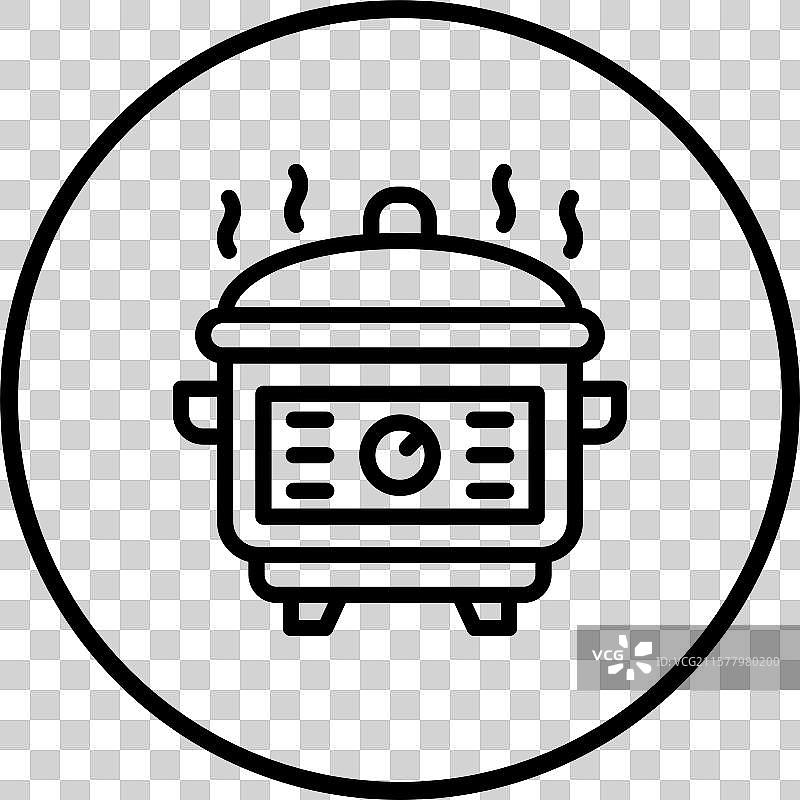 电饭煲图标设计图片素材