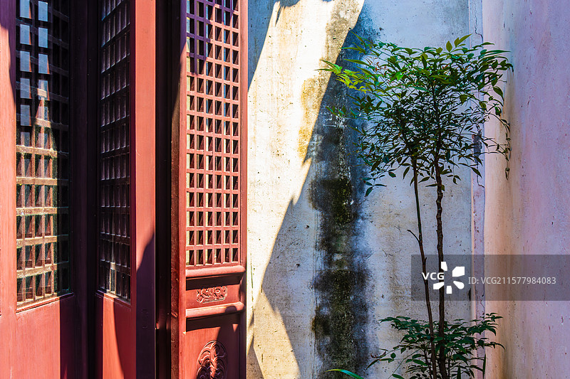 周庄张厅一角图片素材