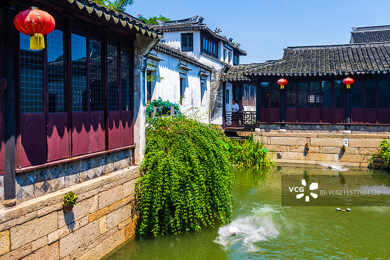 周庄张厅后花园图片素材