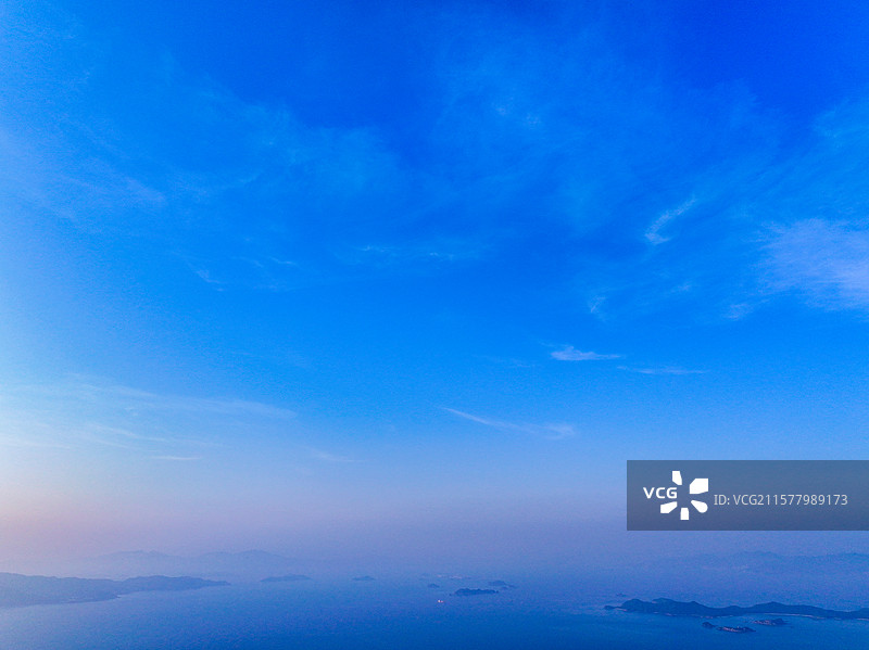 深圳大鹏半岛山海日落景观图片素材