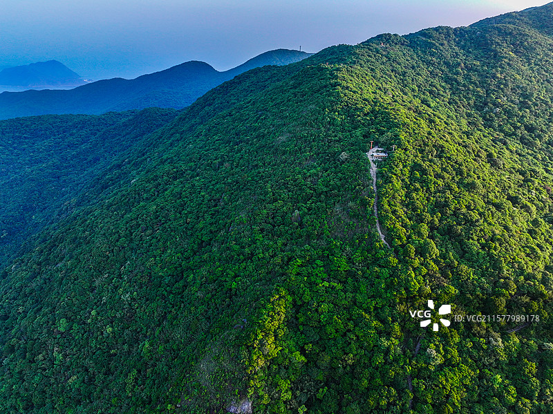 深圳大鹏半岛山海日落景观图片素材