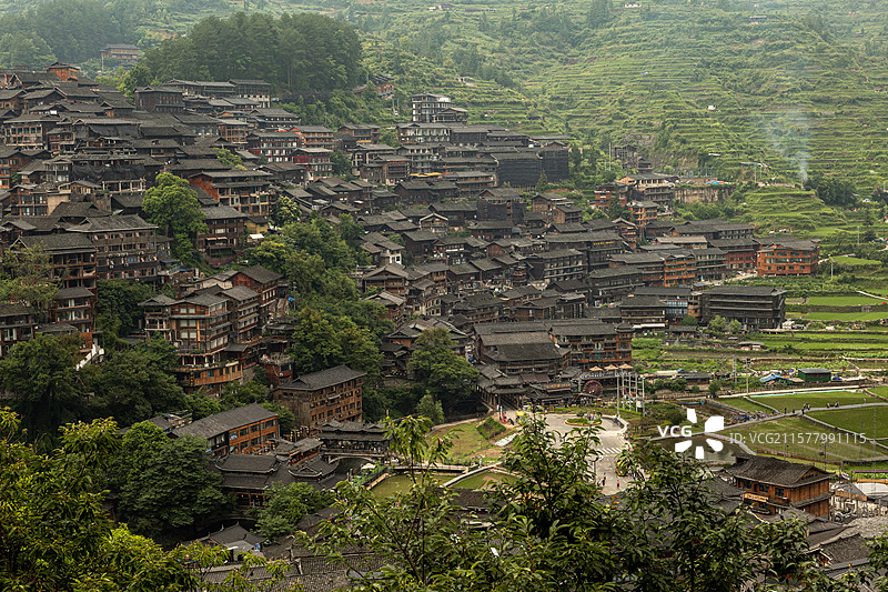 贵州西江千户苗寨图片素材