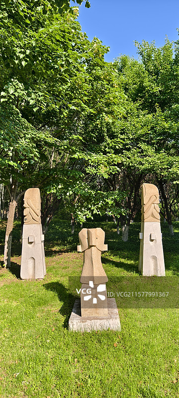 长春世界雕塑公园《凤塔》吉夫·克里斯切尔，以色列图片素材