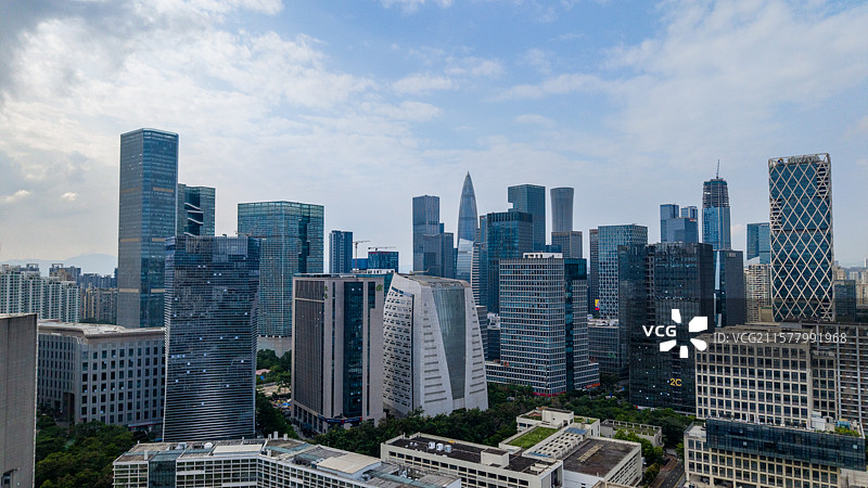 深圳城市天际线风光图片素材