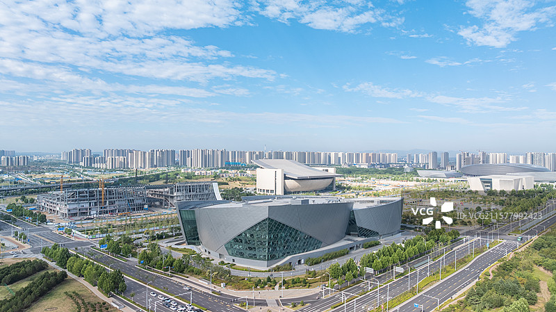 郑州市常西湖新区CCD场馆风景图片素材