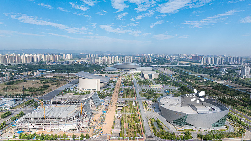 郑州市常西湖新区CCD场馆风景图片素材