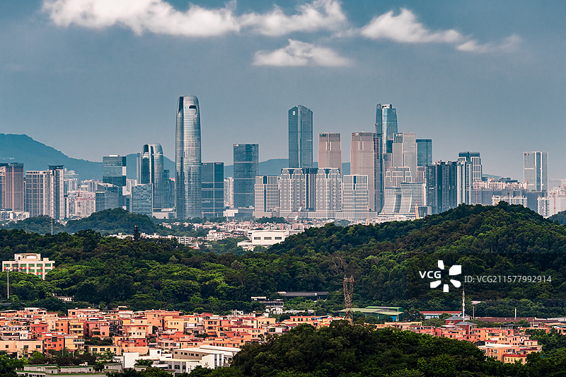 半城烟火，半城山图片素材