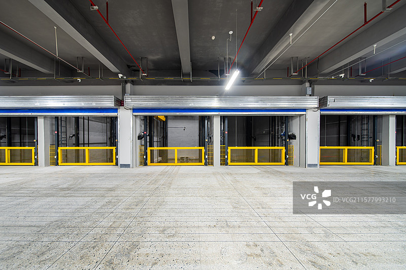智能立体停车场图片素材