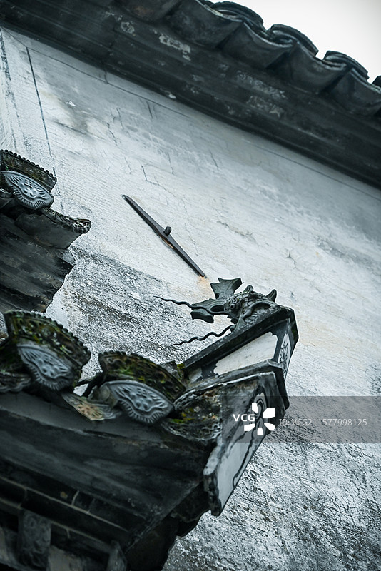 安徽宏村 水墨画卷里的千年古村图片素材