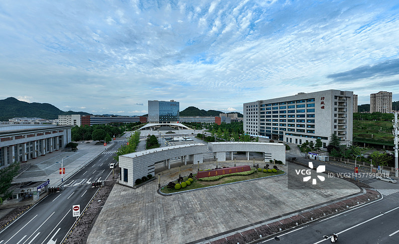 贵州省遵义医科大学校园风光图片素材