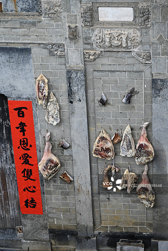 安徽西递 青砖黛瓦间的徽州记忆图片素材