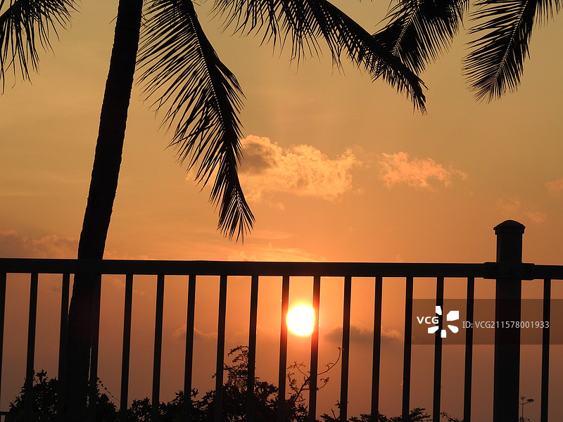 三亚的落日图片素材