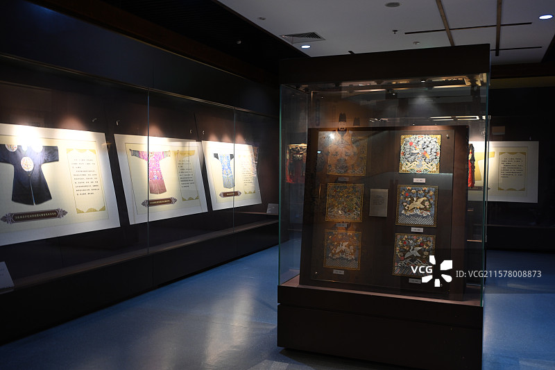 南京江宁织造博物馆，南京云锦图片素材