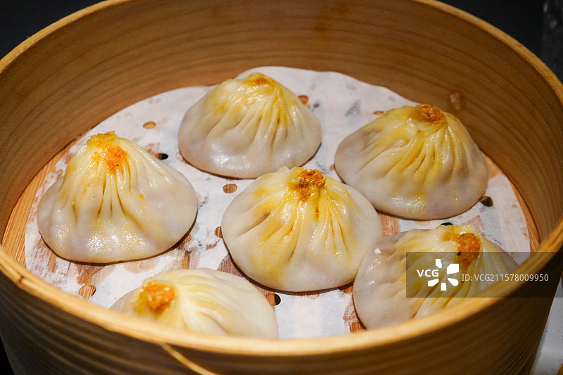 蟹粉小笼图片素材