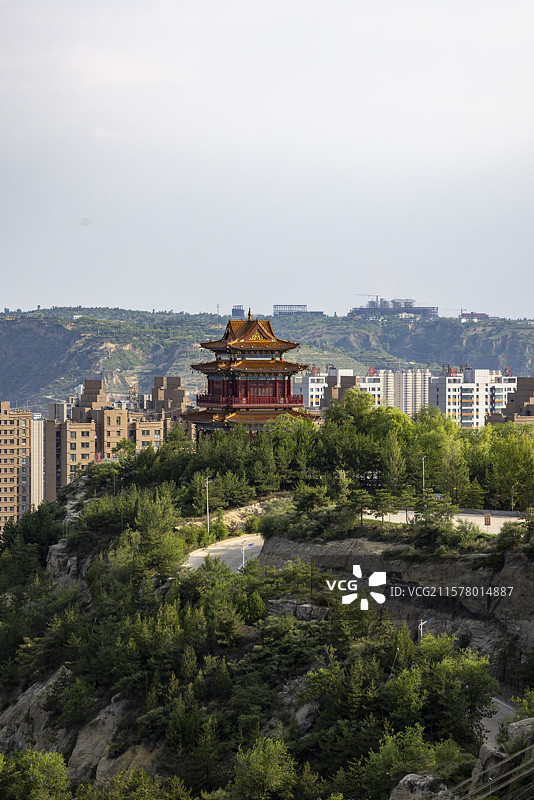 陕西省榆林市府谷县神龙山森林公园摄影图片图片素材