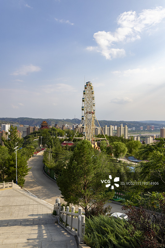 陕西省榆林市府谷县神龙山森林公园摄影图片图片素材