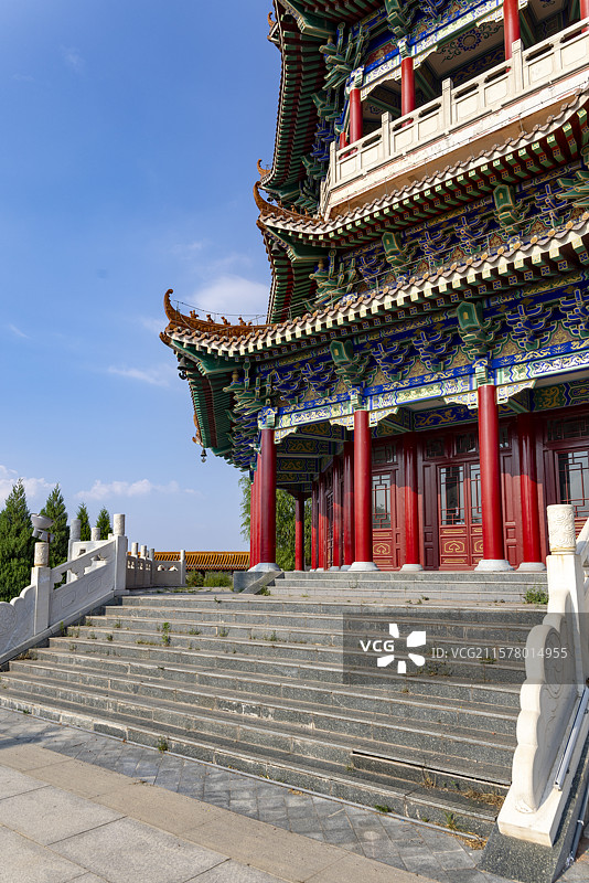 陕西省榆林市府谷县神龙山森林公园摄影图片图片素材