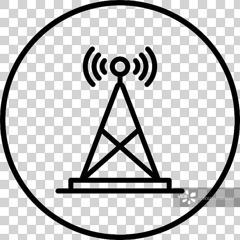 天线图标设计图片素材