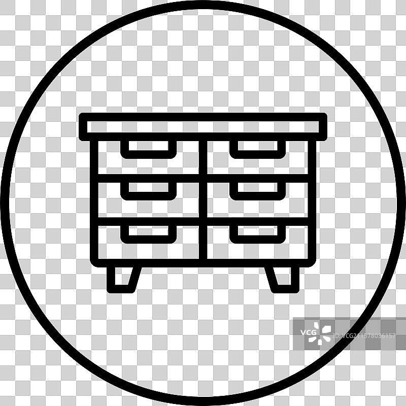抽屉图标设计图片素材