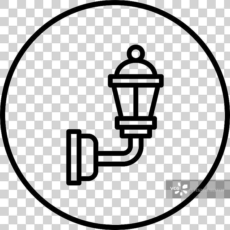 壁灯图标设计图片素材