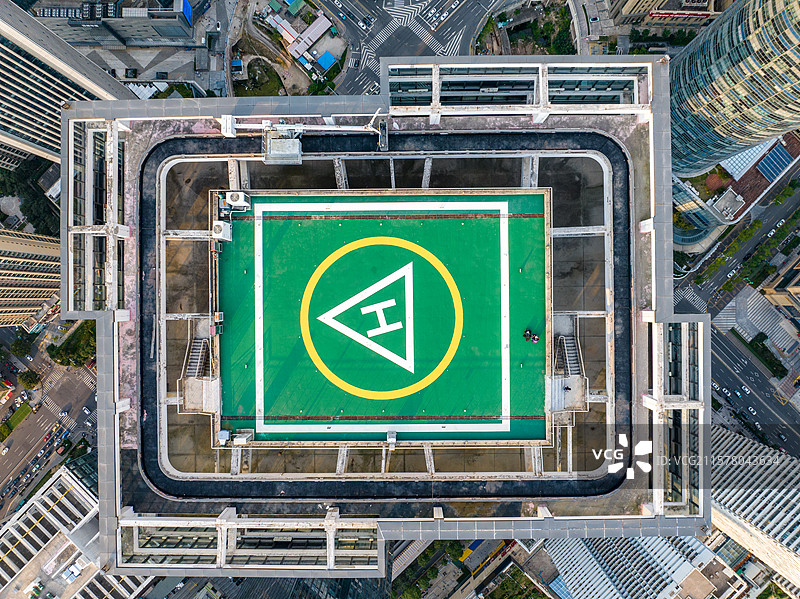 青岛卓越世纪中心航拍图片素材