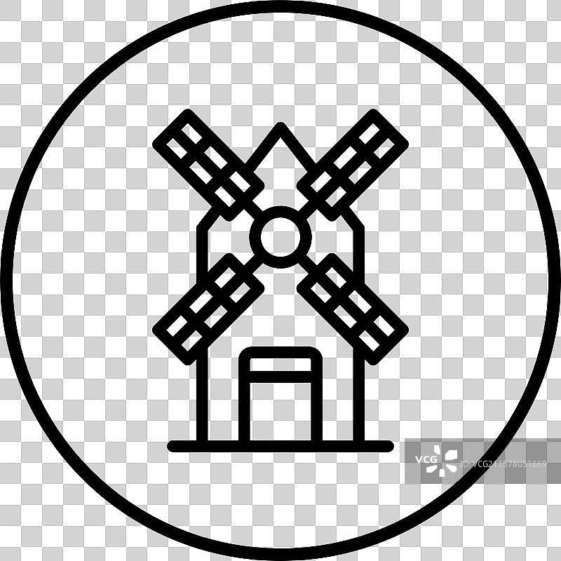 风车图标设计图片素材