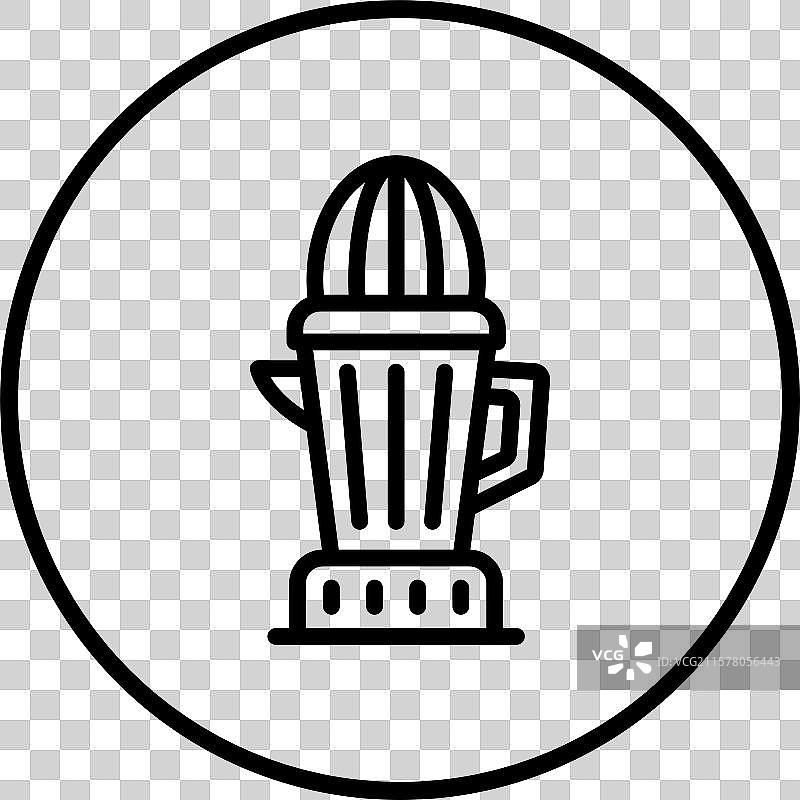 柠檬榨汁器图标设计图片素材