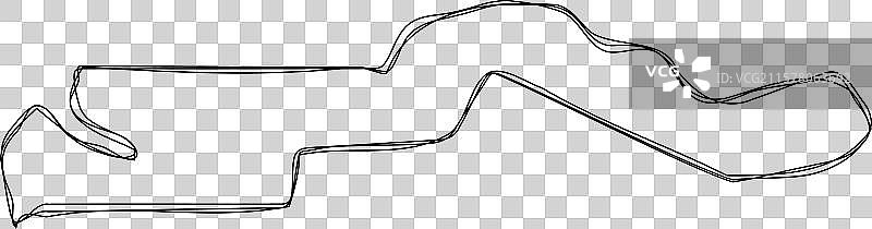 冈比亚简化草图地图图片素材