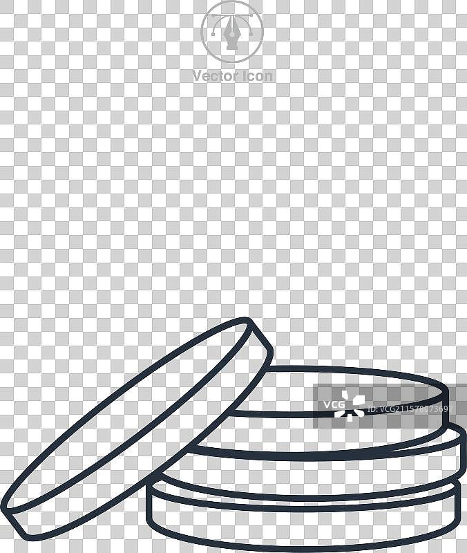 硬币图标 商业金融主题符号图片素材